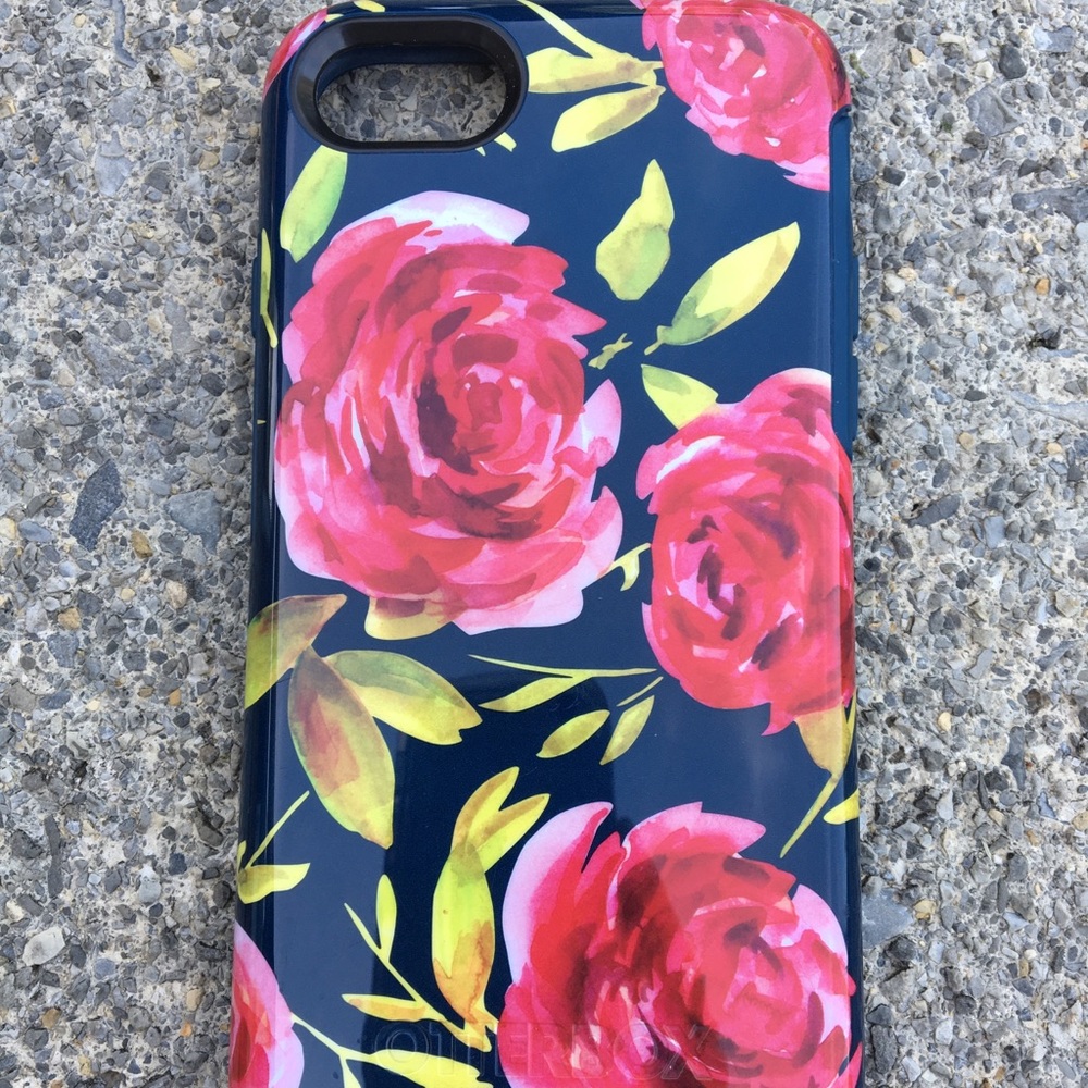 Floral otter box iPhone case